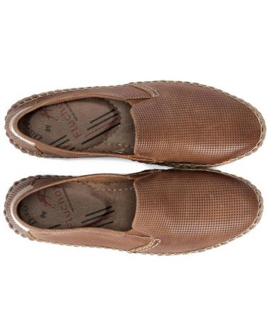 Mocasines de Hombre FLUCHOS MOCASINES HOMBRE MODELO 8674 COLOR MARRON CUERO CUERO