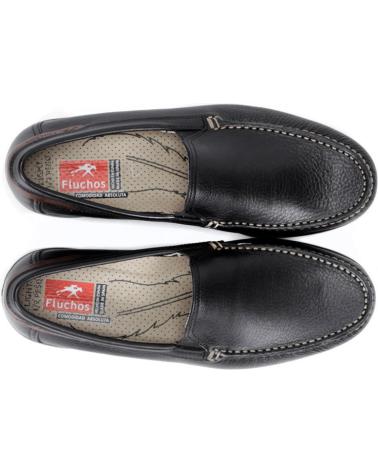 Mocassins pour Homme FLUCHOS MOCASINES HOMBRE MODELO TORNADO 8682 COLOR NEGRO NEGRO NEGRO