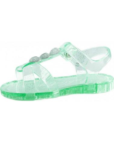 Sandalias de Niña PABLOSKY TRANSPARTENTE AGUA NINA SANDALIA VERDE