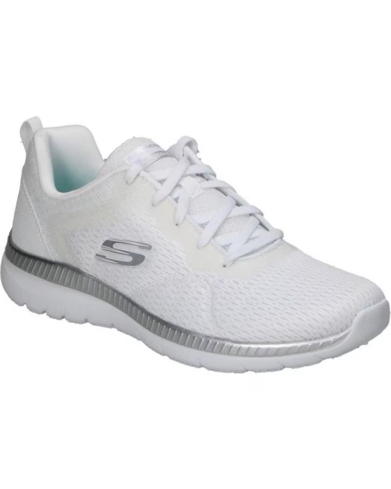 SKECHERS ZAPATILLAS BOUNTIFUL 12607 BLANCO