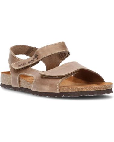Sandalen für Herren INTERBIOS SANDALIA COMODA HOMBRE NAUTILUS PARDO
