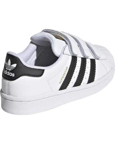 Sportif pour Fille et Garçon ADIDAS B26070 SUPERSTAR CF C FTWWHT-CBLACK-FTWWHT