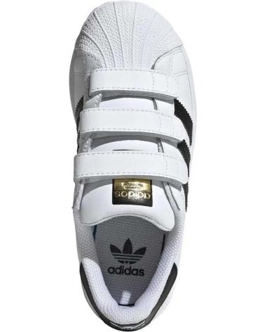 Sportif pour Fille et Garçon ADIDAS B26070 SUPERSTAR CF C FTWWHT-CBLACK-FTWWHT