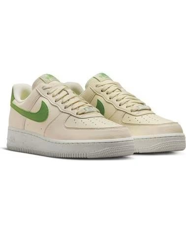 Woman and Man and girl and boy Trainers NIKE AIR FORCE 1 07 NEXT NATURE BEIGE SNEAKERS