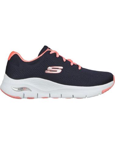Esportes  de Mulher SKECHERS 149057 ZAPATILLAS CASUAL DE MUJER AZUL MARINO Y ROS AZUL MARINO Y ROSA