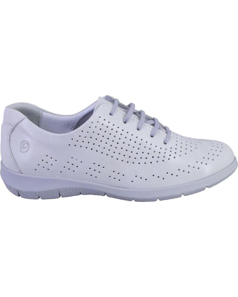 Esportes  de Mulher SUAVE 3603 ZAPATILLAS CASUAL DE MUJER PIEL BLANCO
