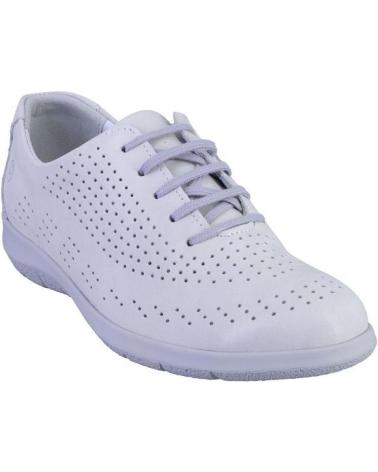 Esportes  de Mulher SUAVE 3603 ZAPATILLAS CASUAL DE MUJER PIEL BLANCO