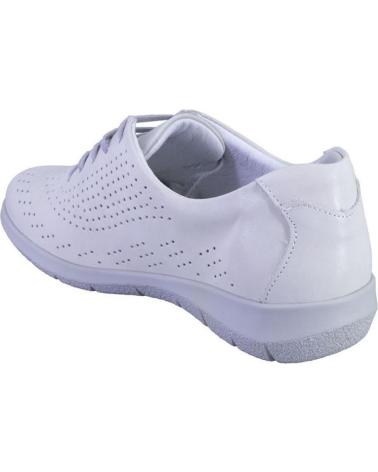 Esportes  de Mulher SUAVE 3603 ZAPATILLAS CASUAL DE MUJER PIEL BLANCO
