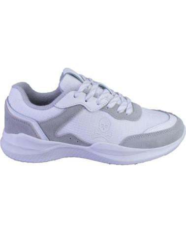 Deportivas de Mujer SCALPERS BIRDSBILLE ZAPATILLAS CASUAL DE MUJER BLANCO Y GRIS