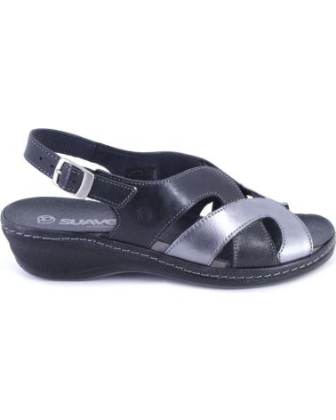 Sandalias de Mujer SUAVE 3000 23 SANDALIAS DE MUJER PIEL NEGRO