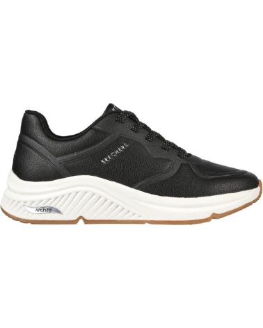Sportif pour Femme SKECHERS 155570 ZAPATILLAS CASUAL DE MUJER NEGRO Y BLANCO