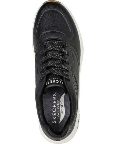 Sportif pour Femme SKECHERS 155570 ZAPATILLAS CASUAL DE MUJER NEGRO Y BLANCO