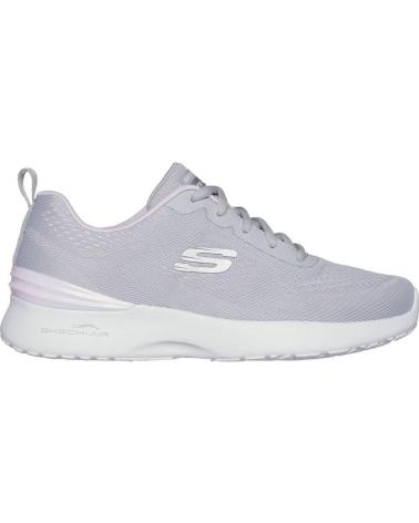 Sportif pour Femme SKECHERS 150154 ZAPATILLAS CASUAL DE MUJER GRIS Y ROSA