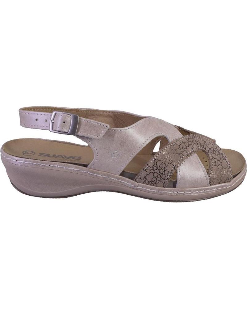 Sandales pour Femme SUAVE 3000-24 SANDALIAS DE MUJER PIEL BEIGE