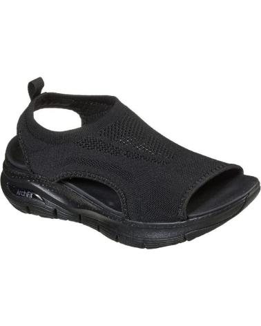 Sandali per Donna SKECHERS 119236 SANDALIAS DE MUJER NEGRO