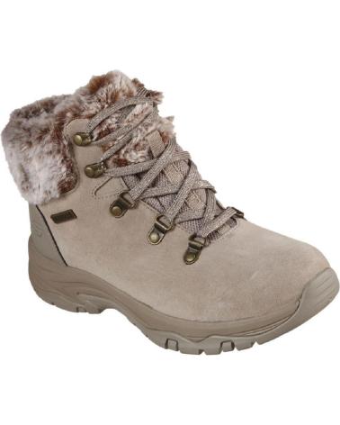 Botas de Mujer SKECHERS 167178 TREKKING DE MUJER ANTE SERRAJE BEIGE