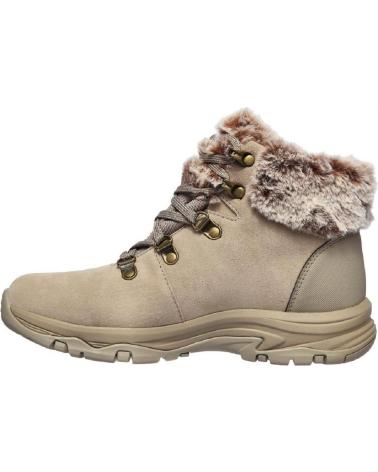 Botas de Mujer SKECHERS 167178 TREKKING DE MUJER ANTE SERRAJE BEIGE