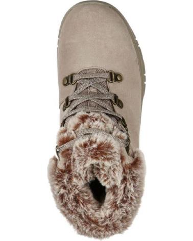 Botas de Mujer SKECHERS 167178 TREKKING DE MUJER ANTE SERRAJE BEIGE