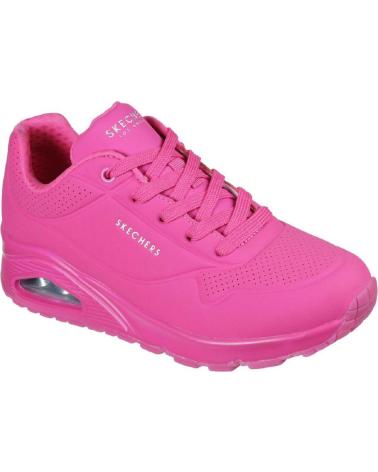 Sportif pour Femme SKECHERS 73667 ZAPATILLAS CASUAL DE MUJER FUCSIA