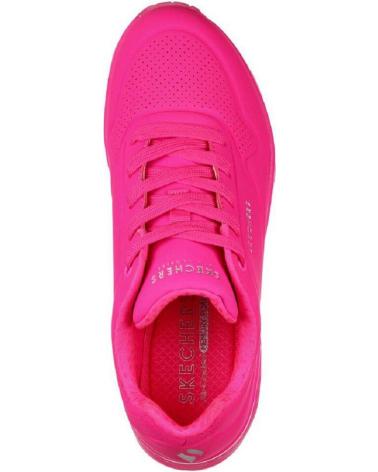 Sportif pour Femme SKECHERS 73667 ZAPATILLAS CASUAL DE MUJER FUCSIA