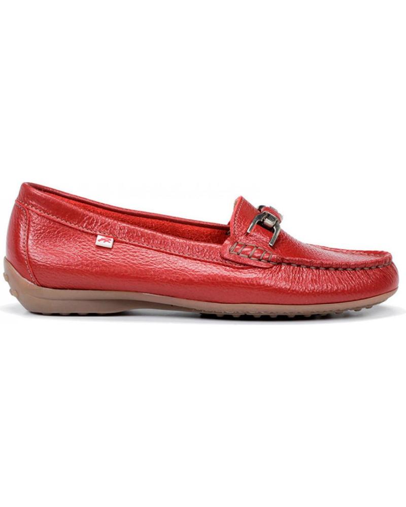 Halbschuhe für Damen FLUCHOS ZAPATO F0804 ROJO MUJER FLOTER ROJO