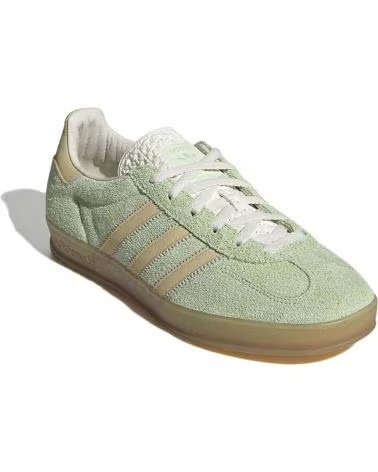 ADIDAS Gazelle Indoor IE2948 Semi Green Spark - Almost Yellow - Cream White LIGHT GREEN
