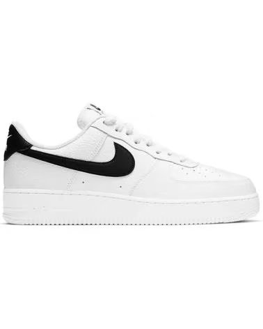 NIKE AIR FORCE 1 07 HOMBRE BLANCO NEGRO BLANCO