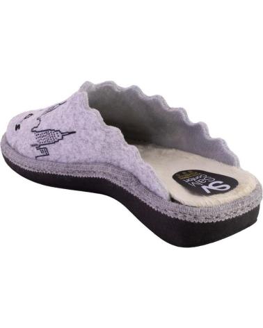 Pantofole per Donna SALVI 18T-524 ZAPATILLAS DE CASA DE MUJER GRIS