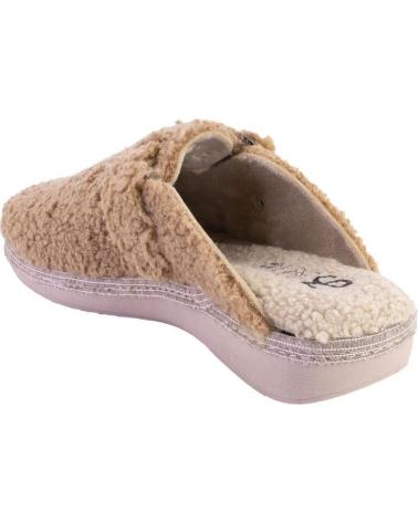 Pantofole per Donna SALVI 29L-000 TEDDY ZAPATILLAS DE CASA DE MUJER MARRON