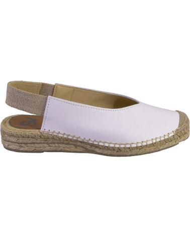 Sandalen für Damen SALVI 132-133 ALPARGATAS DE MUJER PIEL BLANCO