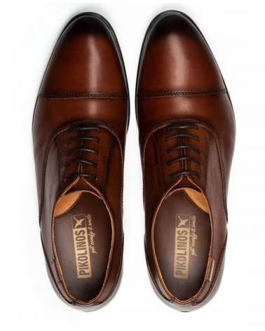 Schuhe-De-Hombre-PIKOLINOS-ZAPATO-CORDONES-PIEL-CUERO