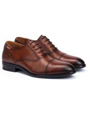 Schuhe-De-Hombre-PIKOLINOS-ZAPATO-CORDONES-PIEL-CUERO