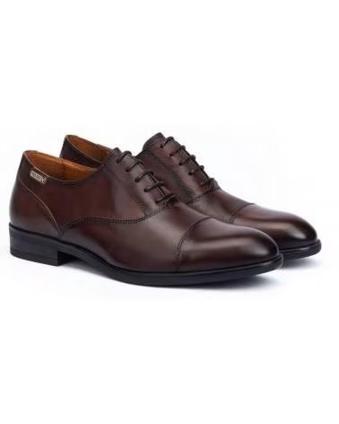 PIKOLINOS BRISTOL ELEGANTE LEDERSCHUHE IN BRAUN MIT SCHNÜRUNG