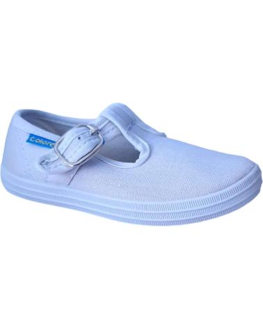 Sportif pour Garçon COLORES PEPITO LONA 2431 BLANCO