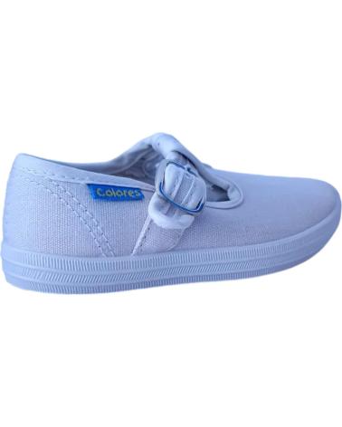 Sportif pour Garçon COLORES PEPITO LONA 2431 BLANCO