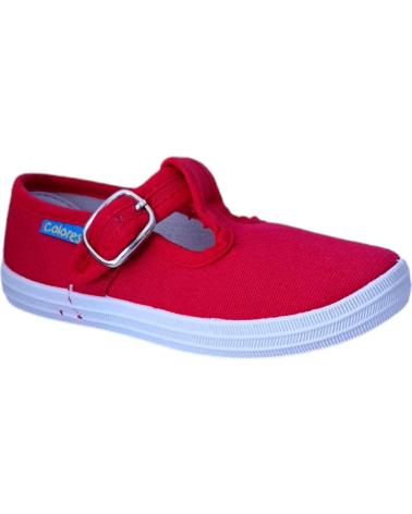 Deportivas de Niño COLORES PEPITO LONA 2431 ROJO