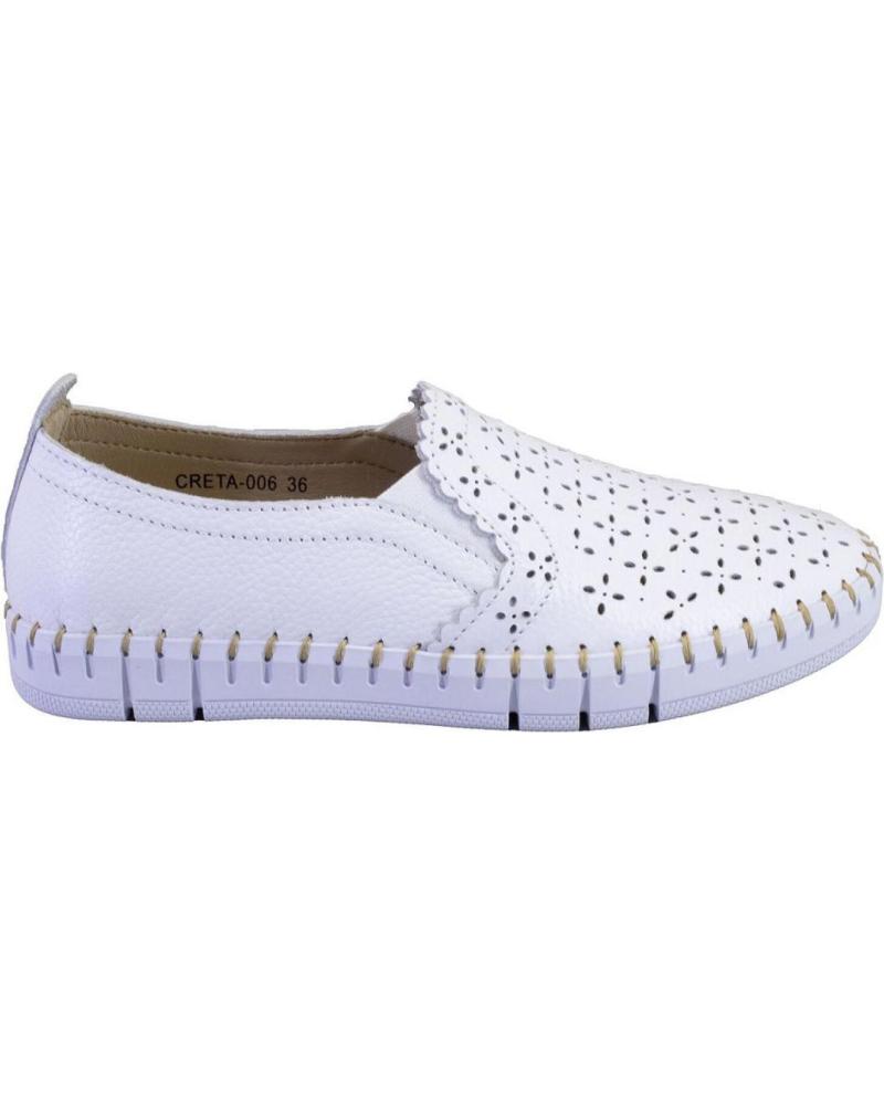 Zapatos de Mujer THE HAPPY MONK CRETA006 ZAPATILLAS CASUAL DE MUJER PI BLANCO