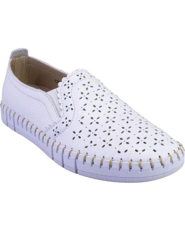 Zapatos de Mujer THE HAPPY MONK CRETA006 ZAPATILLAS CASUAL DE MUJER PI BLANCO