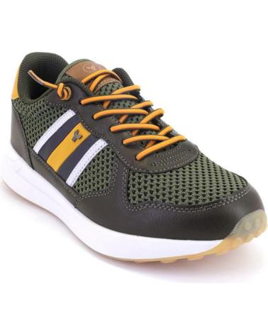 Sportif pour Homme YUMAS CAICOS ZAPATILLAS CASUAL DE HOMBRE KAKI