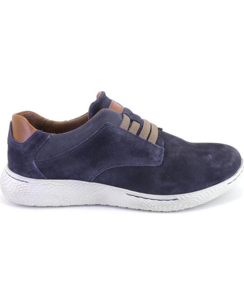 Schuhe für Herren ZEN 8999 ZAPATOS DE HOMBRE ANTE-SERRAJE AZUL MARINO