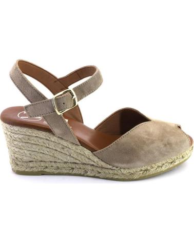 Sandalias de Mujer VIGUERA ALPARGATA ABIERTA DESERT DE CAMEL