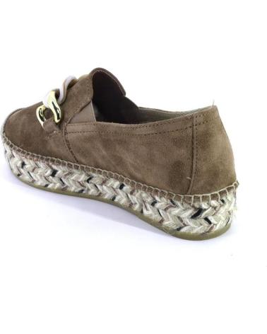 Sapatos de Mulher VIGUERA 2041 ALPARGATAS DE MUJER ANTE-SERRAJE CUERO