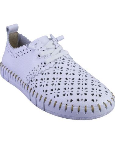 Zapatos de Mujer THE HAPPY MONK CRETA012 ZAPATILLAS CASUAL DE MUJER PI BLANCO