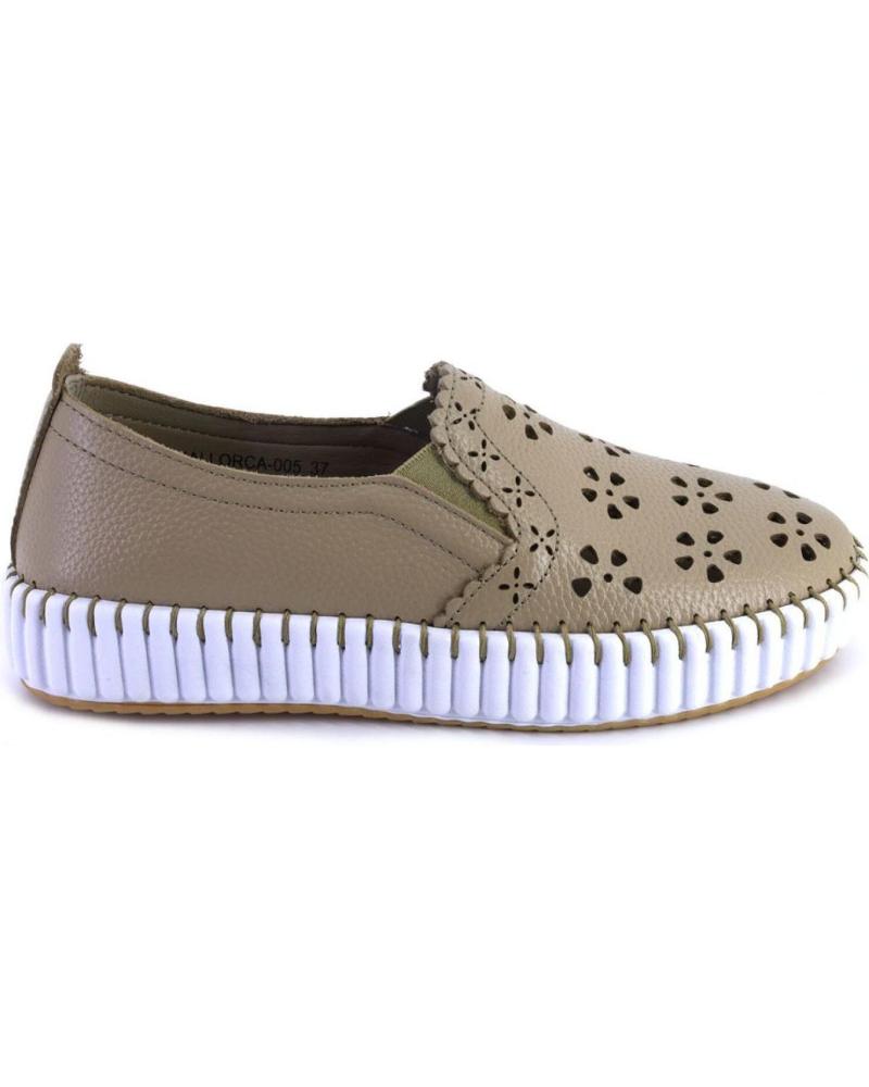 Zapatos de Mujer THE HAPPY MONK MALLORCA005 ZAPATILLAS CASUAL DE MUJER BEIGE