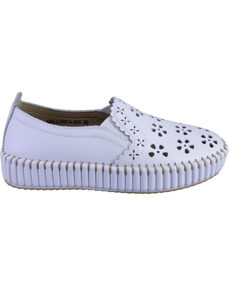 Sportivo per Donna THE HAPPY MONK MALLORCA005 ZAPATILLAS CASUAL DE MUJER BLANCO