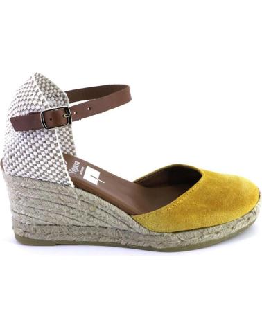Sandalias de Mujer VIGUERA 2012VITELO ALPARGATAS DE CUNA CANAMO ESPARTO YUTE DE MOSTAZA