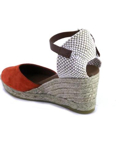 Sandali per Donna VIGUERA 2012VITELO ALPARGATAS DE CUNA CANAMO ESPARTO YUTE DE NARANJA