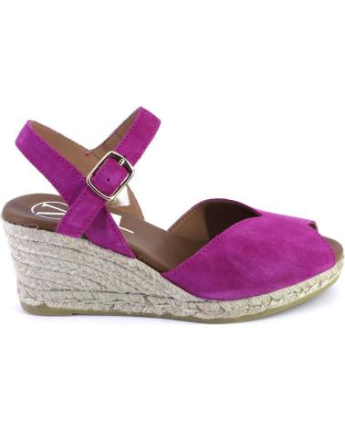 Woman Sandals VIGUERA 2008VITELO ALPARGATAS DE CUNA CANAMO ESPARTO YUTE DE FUCSIA