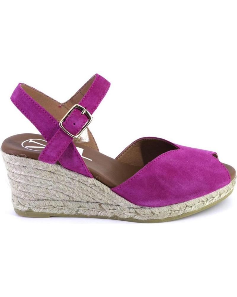 Sandali per Donna VIGUERA 2008VITELO ALPARGATAS DE CUNA CANAMO ESPARTO YUTE DE FUCSIA