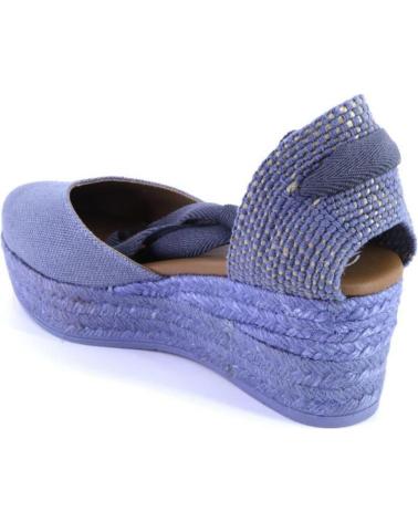 Sandálias de Mulher VIGUERA 2073 ALPARGATAS DE CUNA CANAMO ESPARTO YUTE DE MUJER AZUL JEANS